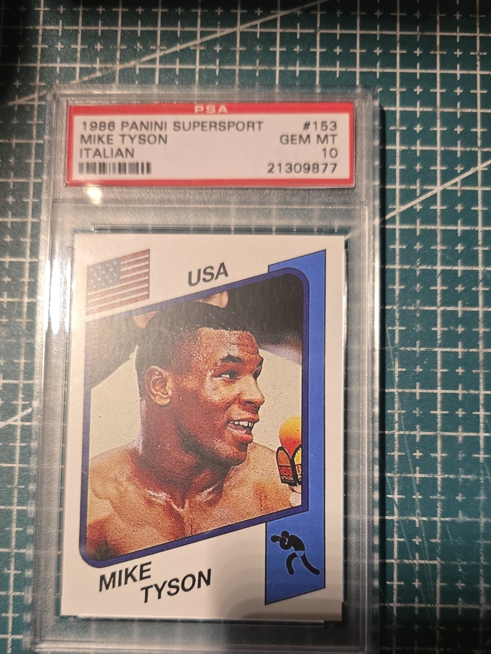 Mike Tyson Panini Supersport PSA 10